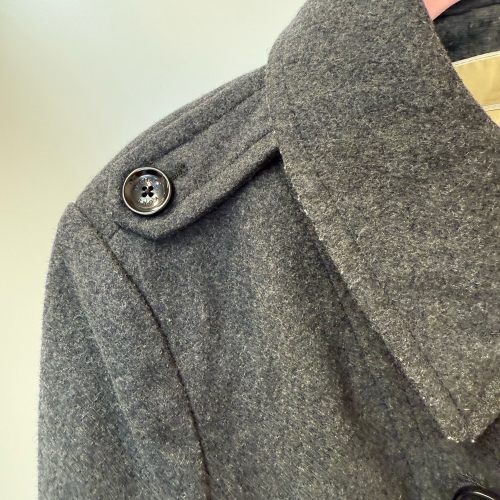Michael Kors Charcoal Gray Pea Coat - Picture 4 of 7